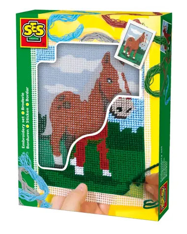 SES Vyšívání dečky - kůň / od 6 let 