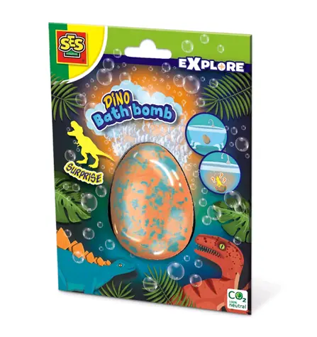 SES EXPLORE - bomba do koupele s dinosaurem / od 3 let 