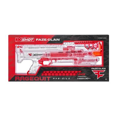 ZURU X-Shot Faze Ragequit Round / Dětská pistole / 24 kulek / od 14 let 