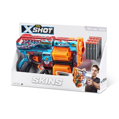 ZURU X-Shot SKINS-DREAD model G / Dětská pistole / 12 šipek / od 8 let 