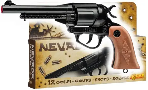 Villa NEVADA NERA / Kapslíková pistole / 12 ran / od 8 let 