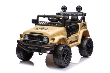 Eljet Dětské elektrické auto Toyota FJ Cruiser hnědožlutá / 50 W / Rychlost: 3-5 km-h / Nosnost: 30 kg 