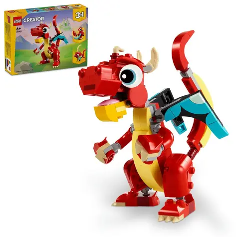 LEGO® Creator 3 v 1 31145 Červený drak / Počet dílků: 149 / od 6 let