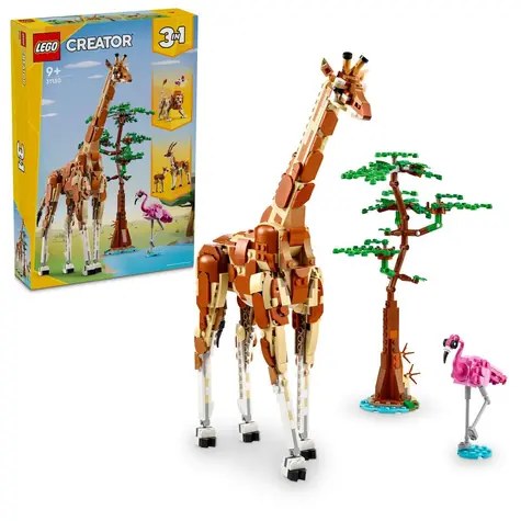 LEGO® Creator 3 v 1 31150 Divoká zvířata ze safari / Počet dílků: 780 / od 9 let