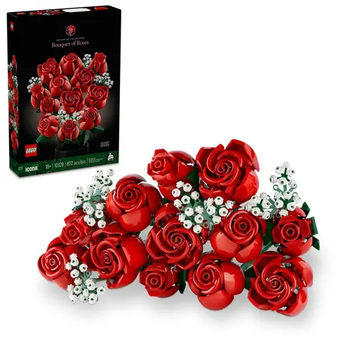 LEGO® Botanicals 10328 Kytice růží / Počet dílků: 822 / od 18 let