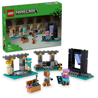 LEGO® Minecraft® 21252 Zbrojnice / Počet dílků: 203 / od 7 let