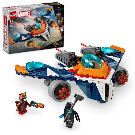 LEGO® Marvel 76278 Rocketův tryskáč Warbird vs. Ronan / Počet dílků: 264 / od 8 let