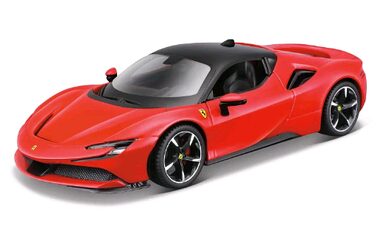 Maisto Ferrari Assembly line Ferrari SF90 Stradale červená / měřítko 1:24 / od 3 let