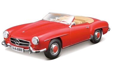 Maisto 1955 Mercedes-Benz 190SL červená / měřítko 1:18 / od 14 let