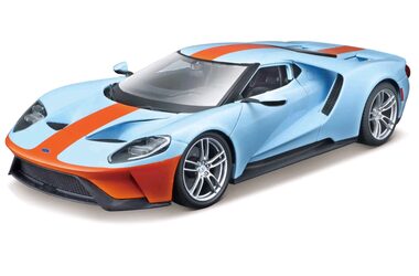 Maisto 2017 Ford GT modro-oranžová / měřítko 1:18 / od 8 let