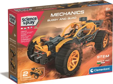 Clementoni Science&Play Mechanics: Bugy a čtyřkolka / od 8 let