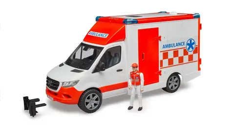 Bruder 02676 MB Sprinter ambulance s řidičem / 1:16 / od 3 let