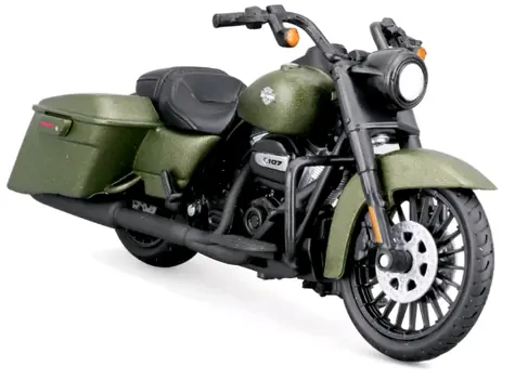 Maisto HD 2022 Road King Special zelená / měřítko 1:18 / od 3 let