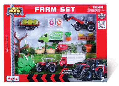 Maisto MEGA Farmářský set - Massey Ferguson / od 3 let