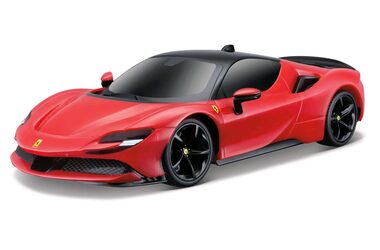 Maisto Ferrari SF90 Stradale červená / světelné a zvukové efekty / měřítko 1:24 / od 5 let