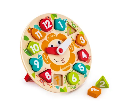 Hape Dětské puzzle hodiny / 13 dílků / od 3 let