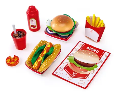 Hape Fast Food Set / od 3 let