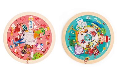 Hape Puzzle - Povolání v kruhu / 20 dílků / od 4 let