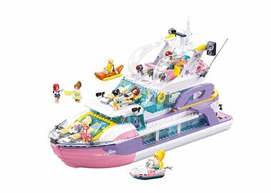 Sluban Girls Dream M38-B1167 Jachta / LEGO - kompatibilní / Počet figurek|dílků: 8|1108 / od 6 let