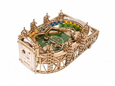 Ugears 3D dřevěná mechanická stavebnice Harry Potter - Quidditch Pinball / od 14 let / 402 dílků / Obtížnost: vysoká