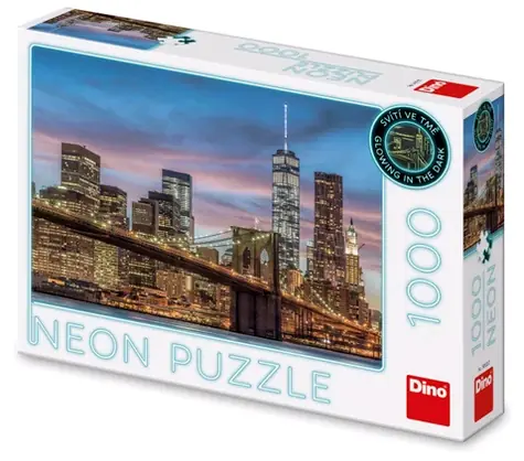 DINO Puzzle New York neon / 1000 dílků / od 15 let