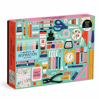 Galison Puzzle Nástroje pro kreativní tvoření / 1000 dílků / od 8 let