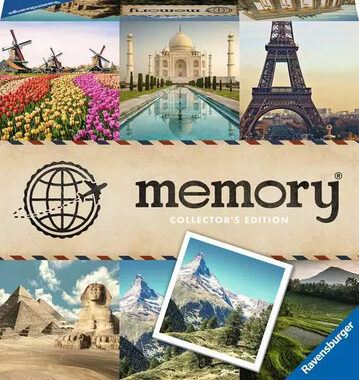 Ravensburger Pexeso Sběratelská kolekce: Cestujeme kolem světa / od 6 let
