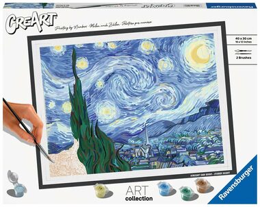 Ravensburger CreArt Vincent van Gogh: Hvězdná noc / od 14 let