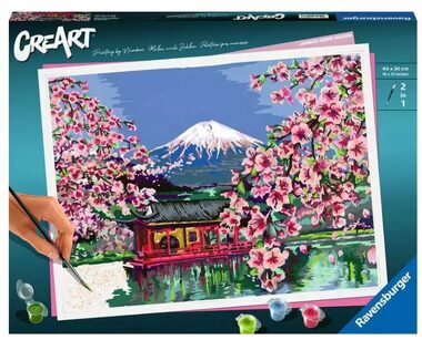 Ravensburger CreArt Japonské třešňové květy / od 14 let