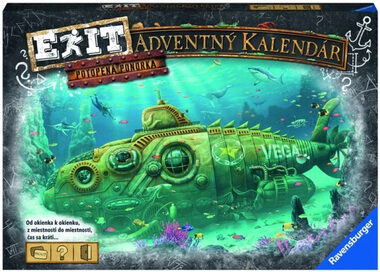 Ravensburger EXIT Adventní kalendář Ponorka SK / od 10 let