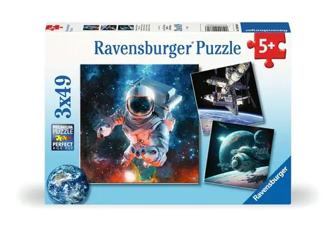 Ravensburger Prozkoumávání vesmíru / 3x49 dílků / od 5 let