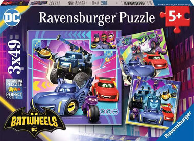 Ravensburger Batwheels - 3x49 dílků / od 5 let