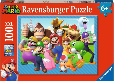 Ravensburger Super Mario s partou přátel - 100 dílků / od 6 let