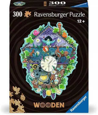 Ravensburger Dřevěné puzzle Kukačkové hodiny / 300 dílků / od 12 let