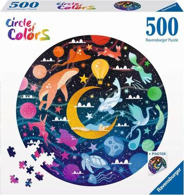 Ravensburger Kruhové puzzle: Sny / 500 dílků / od 12 let