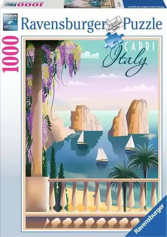 Ravensburger Pohlednice z Capri / 1000 dílků / od 14 let