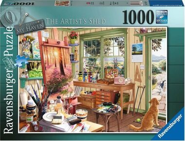 Ravensburger Umělcova chatka / 1000 dílků / od 14 let