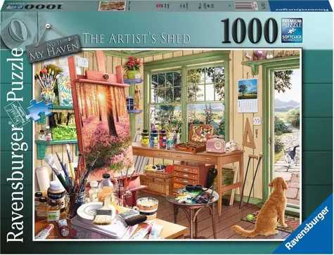 Ravensburger Umělcova chatka / 1000 dílků / od 14 let