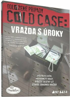 ThinkFun Odložené případy: Vražda s úroky / počet hráčů 1-4 / od 14 let