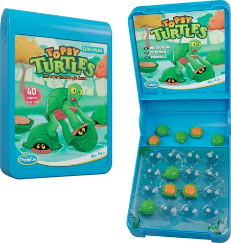 ThinkFun Flip & Play Veselé želvy Cestovní hra / od 8 let