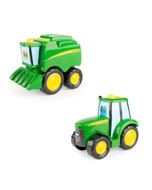 John Deere Kids - Traktor Johny/Kombajn Corey se světlem a zvukem assort / od 18 měsíců