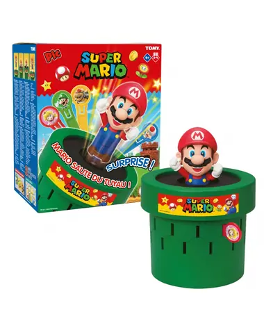 TOMY - Super Mario - Společenská hra Vyskakovací Mario / pro 2 - 4 hráče / od 4 let
