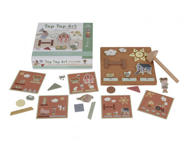 Little Dutch Kreativní sada Tap Tap Farma / od 4 let