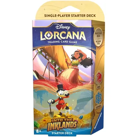 Disney Lorcana: Into the Inklands - Starter Deck Ruby & Sapphire / od 8 let