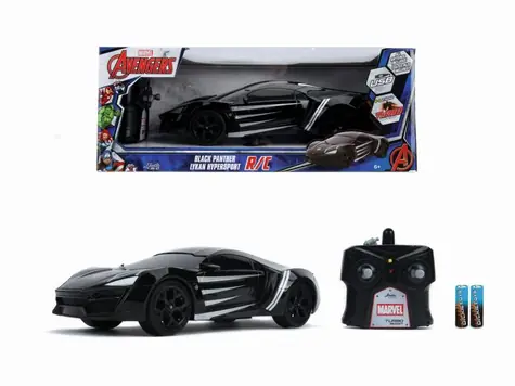 Jada Marvel RC Black Panther Lykan / RC auto / 1 kanál / 2.4 GHz / od 6 let