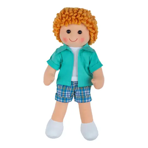 Bigjigs Toys Látková panenka Jacob 28 cm / od 0 let