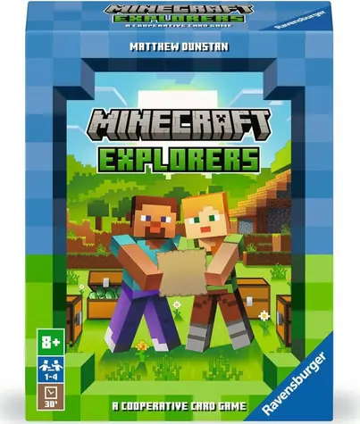 Ravensburger Minecraft Explorers / délka hry 30 minut / počet hráčů 1-4 / od 8 let