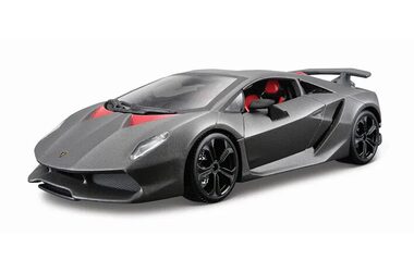 Bburago Plus Lamborghini Sesto Elemento šedá / měřítko 1:24 / od 3 let 