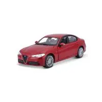 Bburago Plus Alfa Romeo Giulia (2016) červená / měřítko 1:24 / od 3 let