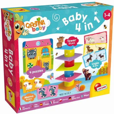 Liscianigioch Carotina Baby Hry 4v1 / od 1 roku